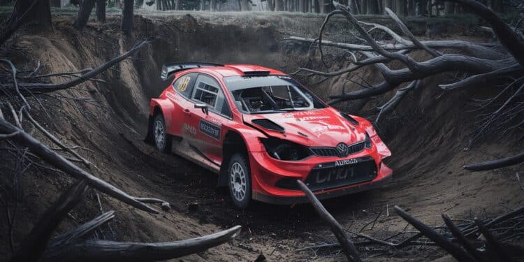 Crash spectaculaire à la dernière épreuve du WRC - Viral Mag 24112024 Incroyable retournement de situation au Rallye du Japon Ott Tanak en lice pour le titre part violemment dans le décor Son crash offre la couronne à Thierry Neuville Les images sont impressionnantes Viral Mag