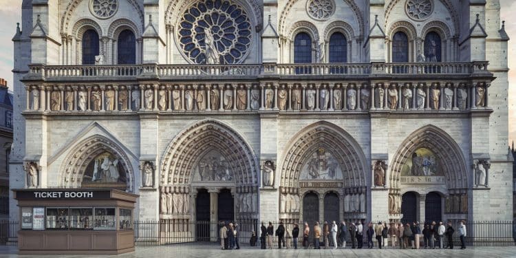Débat Autour du Ticket d’Entrée à Notre-Dame de Paris - Viral Mag La ministre de la Culture réitère sa proposition de faire payer lentrée de Notre Dame aux touristes LEglise rappelle son attachement à la gratuité des lieux de culte Viral Mag