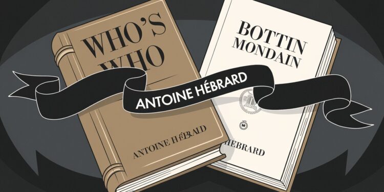 Triste nouvelle  Antoine Hébrard emblématique éditeur du Whos Who in France et du Bottin Mondain sest éteint à 77 ans   Viral Mag