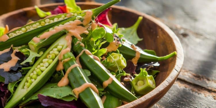 Découvrez la Salade d’Okra Brésilienne : Fraîcheur et Exotisme Garantis - Viral Mag Laissez vous transporter par les saveurs exotiques de la salade dokra brésilienne Une recette estivale pleine de fraîcheur et de croustillant Idéale pour surprendre vos convives Viral Mag