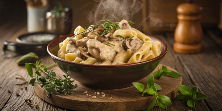 Délicieux Stroganoff de Poulet : Une Recette Réconfortante pour l’Hiver - Viral Mag Découvrez notre recette facile et réconfortante de Stroganoff de poulet parfaite pour vous réchauffer lors des froides soirées dhiver Un plat savoureux et crémeux qui plaira à toute la famille Viral Mag