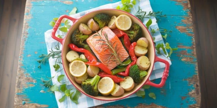 Dîners Méditerranéens Satisfaisants à Faire en Une Poêle - Viral Mag Découvrez notre sélection de délicieux dîners méditerranéens à réaliser en une seule poêle pour des repas sains en semaine Plan repas et liste de courses inclus Viral Mag