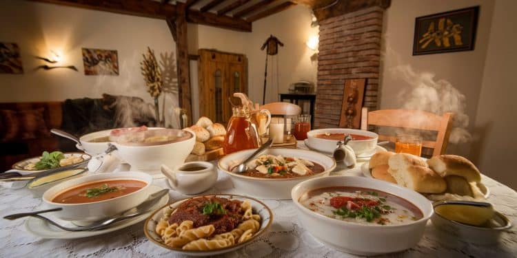 Dîners protéinés réconfortants pour réchauffer vos soirées d’hiver - Viral Mag Découvrez nos idées de repas réconfortants et riches en protéines pour affronter lhiver soupes chilis pâtes Des recettes savoureuses et nourrissantes Viral Mag