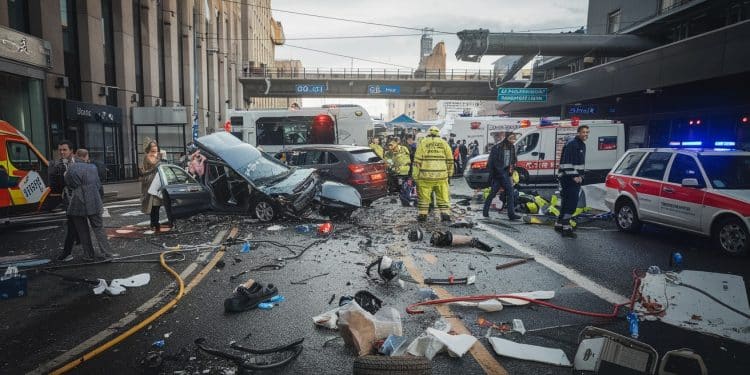 Drame à Zhuhai : Une Voiture Percute Des Piétons, Faisant Plusieurs Blessés - Viral Mag Un incident tragique sest produit à Zhuhai lorsquun véhicule a foncé sur des piétons causant de nombreux blessés La police a rapidement réagi arrêtant le conducteur et ouvrant une enquête Les circonstances exactes restent à éclaircir Viral Mag