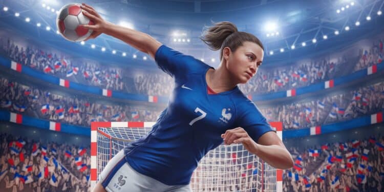Équipe de France féminine de handball brille à l’Euro 2024 - Viral Mag Démarrage canon des Bleues à lEuro de handball  Victoire éclatante face à la Pologne 35 22 Les vice championnes olympiques visent le podium   Viral Mag