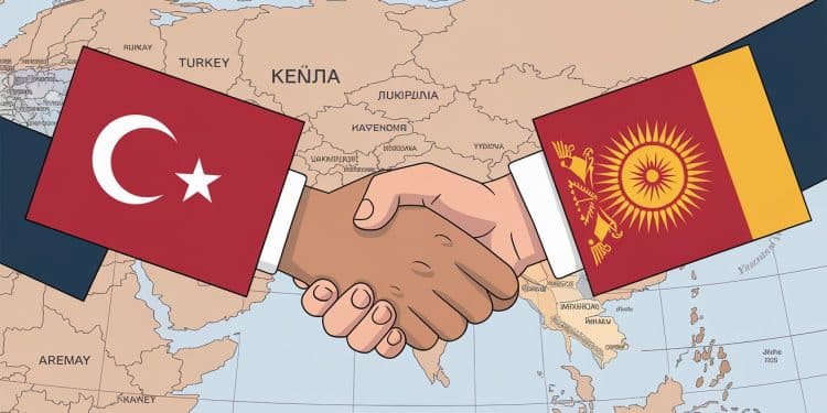 Erdogan renforce ses liens avec le Kirghizstan pour accroître l’influence turque en Asie centrale - Viral Mag Lors dune visite officielle au Kirghizstan le président turc Erdogan a signé un partenariat stratégique global pour contrer linfluence de Moscou et Pékin Découvrez les enjeux de ce rapprochement Viral Mag