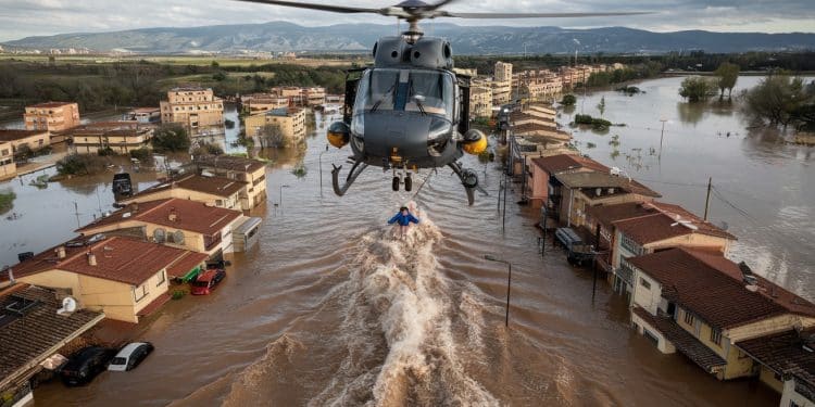 Espagne Frappée Par De Terribles Inondations : Le Sauvetage Miraculeux D’un Bébé - Viral Mag Un bébé dun an sauvé dune zone inondée en Espagne par hélicoptère Les sauveteurs bravent les dangereuses crues à la recherche de survivants Viral Mag