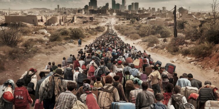 Exode des Libanais Vers la Syrie : L’ONU Craint le Pire - Viral Mag Des Libanais fuient vers la Syrie malgré la guerre lONU alerte sur les conditions épouvantables et un probable retour forcé au Liban Viral Mag