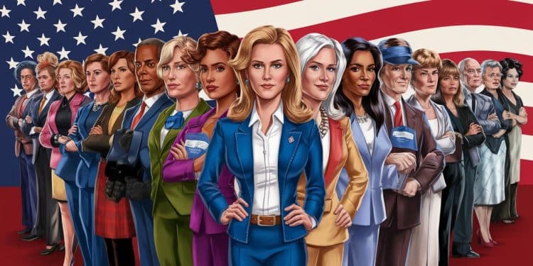 Femmes présidentes : Hollywood a ouvert la voie - Viral Mag DErnestine Barrier à Lisa Simpson explorez 10 exemples marquants de femmes présidentes à lécran bien avant Kamala Harris Viral Mag