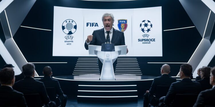 24112024   Coup de tonnerre lors de lAG du Real Madrid  le président Florentino Pérez a accusé lUEFA et la FIFA de ruiner le football privilégiant largent au spectacle Il a réaffirmé avec force son soutien au projet controversé de Super Ligue européenne malgré les pressions Le football serait il à un tournant    Viral Mag