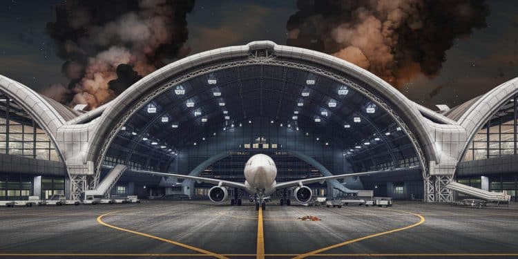 Des frappes israéliennes intenses ont ciblé Beyrouth endommageant un hangar près de laéroport Malgré les dégâts le trafic aérien reste normal selon le ministre des Transports libanais   Viral Mag