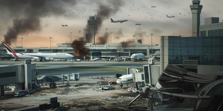 De violentes frappes israéliennes ont visé la banlieue sud de Beyrouth dont une près de laéroport international Malgré les dégâts le trafic aérien nest pas perturbé Découvrez les derniers développements de cette escalade inquiétante   Viral Mag