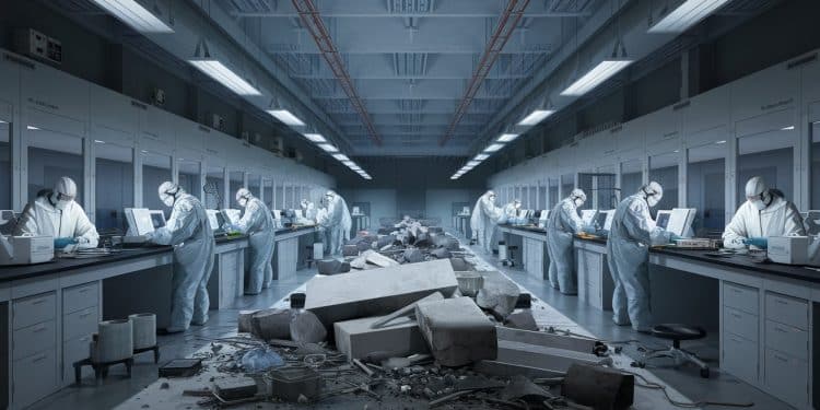 Fukushima : Des Débris Radioactifs Analysés Dans Un Labo Secret - Viral Mag Un échantillon de débris radioactifs provenant de la centrale nucléaire de Fukushima a été acheminé vers un laboratoire secret près de Tokyo pour analyse Découvrez les détails de cette opération délicate Viral Mag