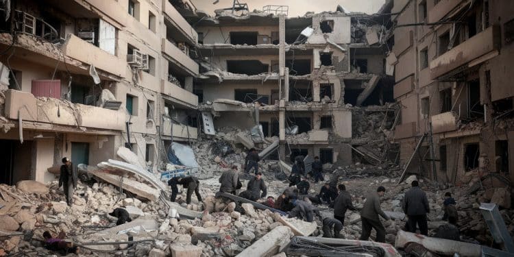 Une frappe aérienne israélienne a fait 26 morts et au moins 59 disparus dans un immeuble résidentiel de Beit Lahia dans le nord de Gaza La Défense civile tente de secourir les victimes piégées   Viral Mag