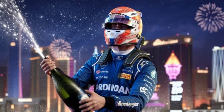 24112024   George Russell savoure sa victoire au GP de Las Vegas F1 Le pilote Mercedes devance son coéquipier Hamilton et annonce quil va faire la fête avant de prendre lavion pour   Viral Mag