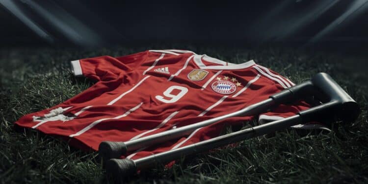 Coup de tonnerre en Bundesliga  Harry Kane la recrue phare du Bayern Munich est sorti prématurément sur blessure lors du choc face au Borussia Dortmund   Viral Mag