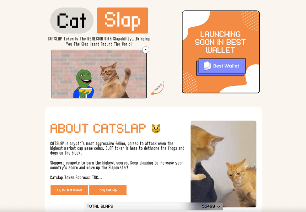 ViralMag CatSlap $SLAP Le nouveau phénomène des cryptos mèmes peut il vraiment détrôner Popcat