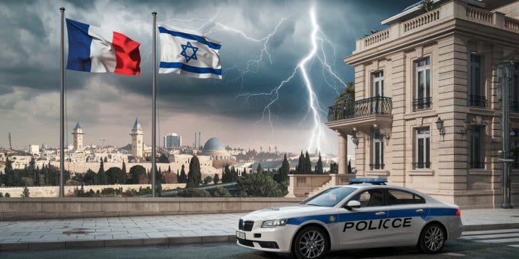 Incident diplomatique à Jérusalem : La France outrée - Viral Mag Vive tension après larrestation de deux gendarmes français par la police israélienne sur un domaine appartenant à la France à Jérusalem Paris convoque lambassadeur dIsraël Viral Mag