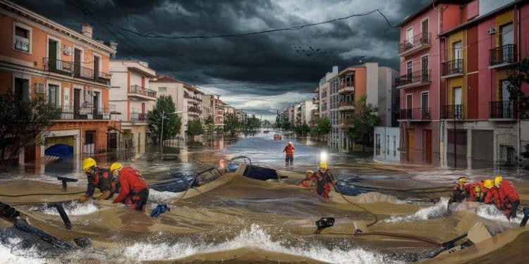 Inondations en Espagne : Des Milliards d’Euros d’Aide Promis - Viral Mag Suite aux inondations meurtrières du 29 octobre en Espagne le Premier ministre annonce 38 milliards deuros daides supplémentaires pour la reconstruction Débat politique à venir Viral Mag