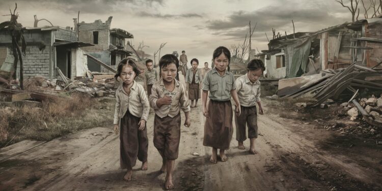 La crise humanitaire en Birmanie: 40% d’enfants parmi les déplacés - Viral Mag La Birmanie plongée dans une crise humanitaire sans précédent près de 40 des 34 millions de déplacés sont des enfants Un drame qui frappe le pays Viral Mag