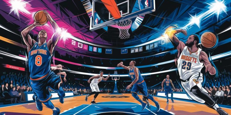 La démonstration magistrale des Knicks face aux Nuggets - Viral Mag Les New York Knicks infligent une sévère défaite à Denver avec 145 118 OG Anunoby et Jalen Brunson se distinguent avec des records Viral Mag