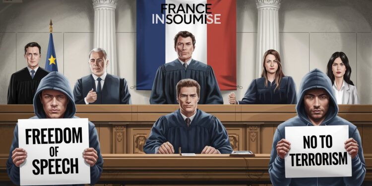 La France Insoumise Veut Remettre l’Apologie du Terrorisme « Au Bon Endroit » - Viral Mag 24112024 La France Insoumise veut supprimer le délit dapologie du terrorisme du Code pénal Mathilde Panot propose de le remettre dans le droit de presse suscitant une vive polémique Une manoeuvre politique risquée qui divise Viral Mag