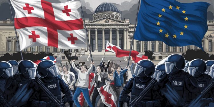 Plus de 40 arrestations à Tbilissi alors que le pays senfonce dans une grave crise politique Découvrez les détails de cette situation explosive   Viral Mag