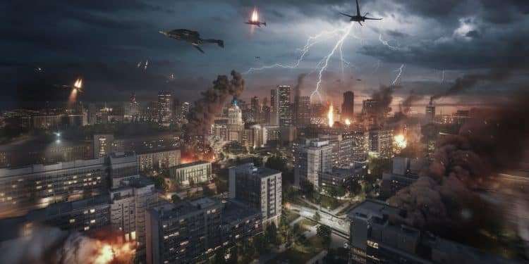 La Russie intensifie ses frappes aériennes sur Kiev - Viral Mag Moscou lance une attaque combinée de missiles et de drones sur la capitale ukrainienne une première depuis 2 mois Découvrez les détails Viral Mag