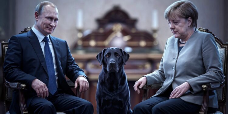 Vladimir Poutine affirme ne pas avoir su quAngela Merkel avait peur des chiens lors de leur rencontre en 2007 où il avait fait entrer son labrador dans la pièce   Viral Mag