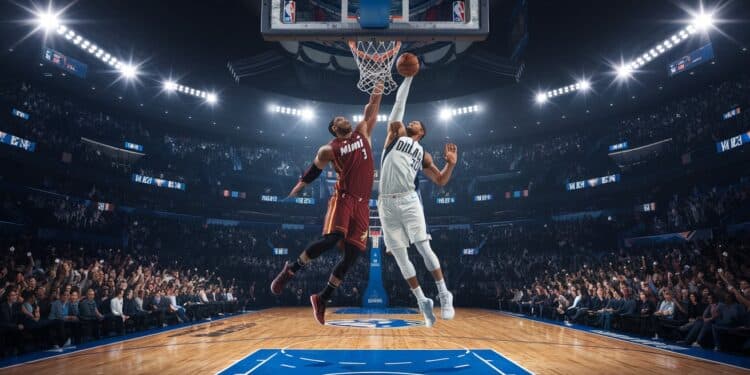 L’Affiche Immanquable de la NBA : Miami Heat Affronte Dallas Mavericks - Viral Mag 24112024 Le Miami Heat et les Dallas Mavericks deux équipes aux ambitions élevées saffrontent dans un choc au sommet de la saison NBA Qui lemportera dans ce duel de stars Analyse des forces en présence et pronostics de nos experts Un match à ne surtout pas rater Viral Mag