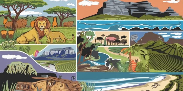 L’Afrique du Sud, une destination de rêve pour les voyageurs - Viral Mag Safaris paysages à couper le souffle villes dynamiques découvrez pourquoi lAfrique du Sud est une destination incontournable pour votre prochain voyage Viral Mag