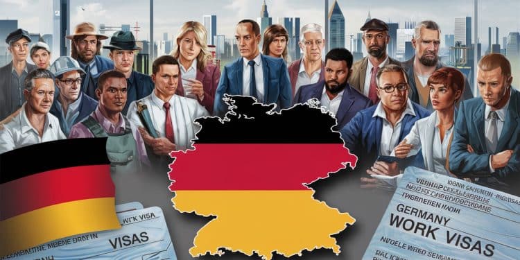 L’Allemagne vise 200.000 visas pour travailleurs qualifiés en 2024 - Viral Mag LAllemagne prévoit une hausse de 10 des visas pour travailleurs qualifiés en 2024 atteignant 200000 pour combler une pénurie critique de main dœuvre Viral Mag