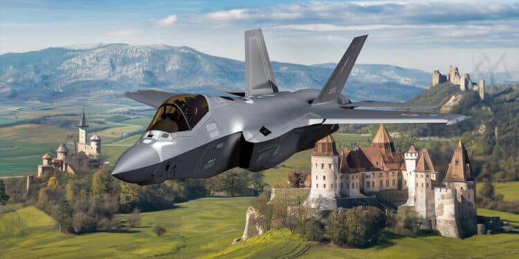 L’Armée Roumaine se Dote de 32 Chasseurs Furtifs F-35 Américains - Viral Mag Dans un contexte géopolitique tendu la Roumanie signe un contrat record avec les États Unis pour lachat de 32 chasseurs F 35 Découvrez les détails et les enjeux de cette acquisition majeure qui renforce les capacités militaires du pays   Viral Mag