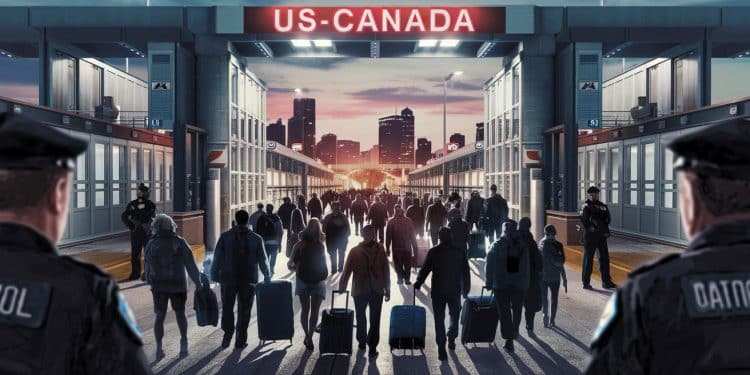Les autorités canadiennes sont en alerte face à un potentiel afflux de migrants fuyant les expulsions promises par Trump Un plan est en place   Viral Mag