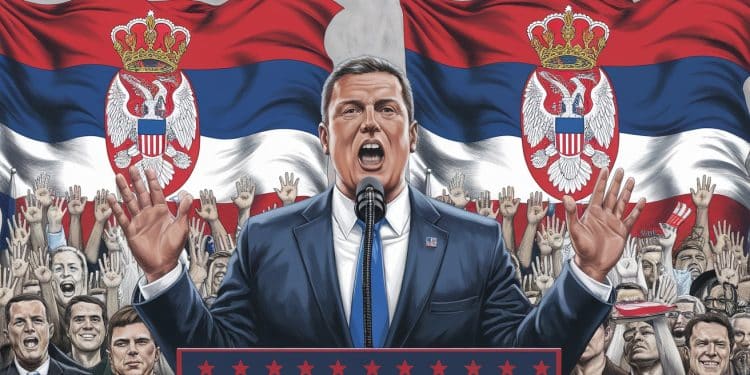 Le Chef des Serbes de Bosnie Appelle à Voter Trump - Viral Mag Milorad Dodik le leader politique des Serbes de Bosnie sanctionné par les USA exhorte les Serbes américains à soutenir Trump le dirigeant de la paix   Viral Mag