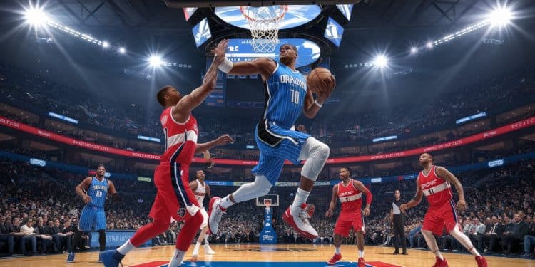 Le Choc Des Titans : Magic vs Wizards, Qui L’emportera ? - Viral Mag Orlando Magic affronte Washington Wizards dans un match NBA crucial Qui sortira vainqueur de cet affrontement électrique Analyse pronostics et réactions Viral Mag