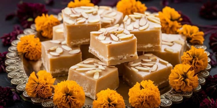 Le Délicieux Secret des Burfi aux Amandes pour Diwali - Viral Mag Découvrez la recette traditionnelle indienne des burfi aux amandes ces délices sucrés incontournables pour célébrer Diwali en famille Un régal irrésistible Viral Mag