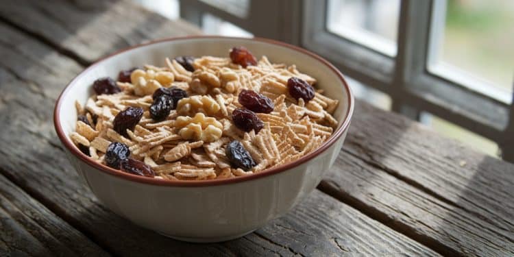 Le Petit-déjeuner Énergisant pour Bien Démarrer la Journée - Viral Mag Découvrez une recette simple et rapide de céréales blé soufflés aux raisins secs et aux noix pour un petit déjeuner équilibré riche en fibres et en bons gras Des conseils pour booster votre énergie dès le matin Viral Mag
