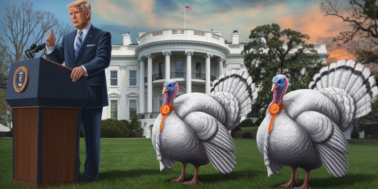 Le Président Biden Gracie Deux Dindes Avant Thanksgiving - Viral Mag Pour la dernière fois avant de quitter la Maison Blanche le président américain Joe Biden a gracié deux dindes en amont de Thanksgiving   Viral Mag