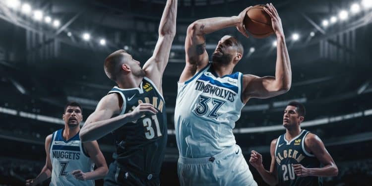 Le Retour Fracassant de Rudy Gobert en NBA - Viral Mag Rudy Gobert le pivot français signe un double double impressionnant avec les Timberwolves de Minnesota lors de leur victoire face aux Nuggets de Denver Découvrez les détails de sa performance exceptionnelle Viral Mag