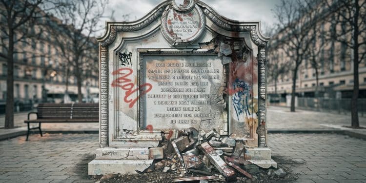 Le square Samuel Paty à Paris vandalisé : l’influence de l’islamisme en question - Viral Mag La plaque du square Samuel Paty à Paris à nouveau dégradée Un incident inquiétant qui met en lumière linfluence grandissante de lislamisme en France   Viral Mag