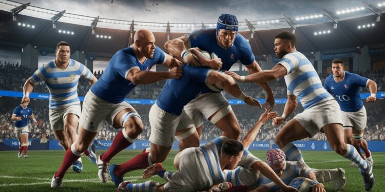 Le XV de France dompte les Pumas argentins au Stade de France - Viral Mag Vendredi soir les Bleus ont battu lArgentine 37 23 au Stade de France lors de leur dernier match de préparation avant le Tournoi des 6 Nations Viral Mag