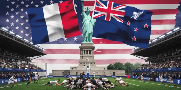 Le XV de France pourrait affronter les All Blacks aux États-Unis en 2025 - Viral Mag Coup de théâtre les légendaires All Blacks envisagent de délocaliser un match contre le XV de France sur le sol américain à lété 2025 Un événement qui promet de faire date dans lhistoire de lovalie Viral Mag