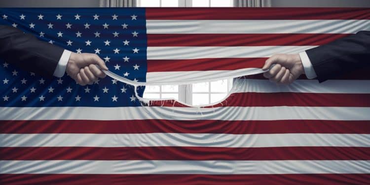 À lapproche de lélection présidentielle américaine le stress et lanxiété montent chez les électeurs Les deux camps saffrontent dans une ambiance tendue   Viral Mag