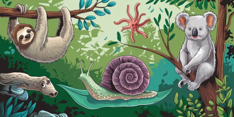 Découvrez les créatures les plus lentes de la planète de lescargot au paresseux Plongez dans leur monde fascinant et apprenez pourquoi la lenteur est leur atout   Viral Mag