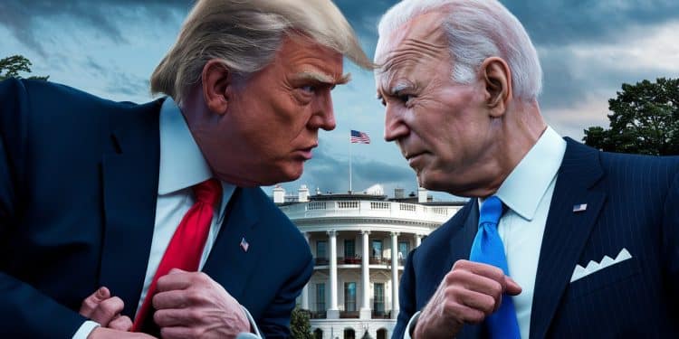 Les élections américaines sous haute tension : Trump accuse, Biden riposte - Viral Mag À lapproche des élections de 2024 Donald Trump et Joe Biden saffrontent déjà dans une bataille verbale sans merci Les accusations fusent des deux côtés   Viral Mag