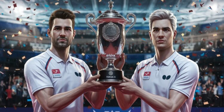 Les Frères Lebrun N°1 Mondiaux du Ping : Un Exploit Historique ! - Viral Mag Alexis et Félix Lebrun ont été sacrés N°1 mondiaux en double aux WTT Finals de Fukuoka Découvrez leur parcours exceptionnel Viral Mag