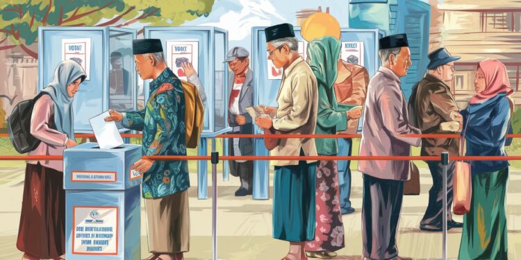 Plus de 200 millions dIndonésiens votent pour choisir leurs gouverneurs et élus locaux lors dun scrutin crucial pour le nouveau président du pays   Viral Mag