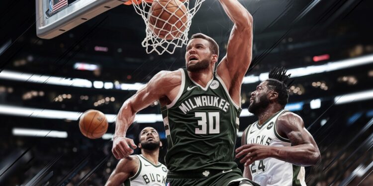 Les Milwaukee Bucks Triomphent Grâce à Giannis Antetokounmpo - Viral Mag Les Bucks enchaînent une deuxième victoire avec une performance exceptionnelle de Giannis Antetokounmpo à 41 points Découvrez les résultats de la soirée NBA Viral Mag