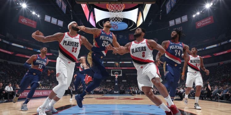 Les Pelicans Perdent Face aux Trail Blazers au Buzzer - Viral Mag Dans un match intense de NBA les New Orleans Pelicans se sont inclinés 100 118 contre les Portland Trail Blazers lors dune rencontre serrée Viral Mag
